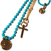 Denise Coins with Cross ネックレス