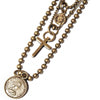 Destiny Coins with Cross ネックレス