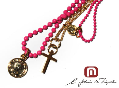 Dawn Coins with Cross ネックレス