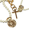 Daphne Coins with Cross ネックレス