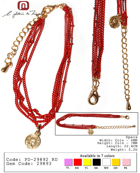 Emma Coin Bracelet シルバー ブレスレット