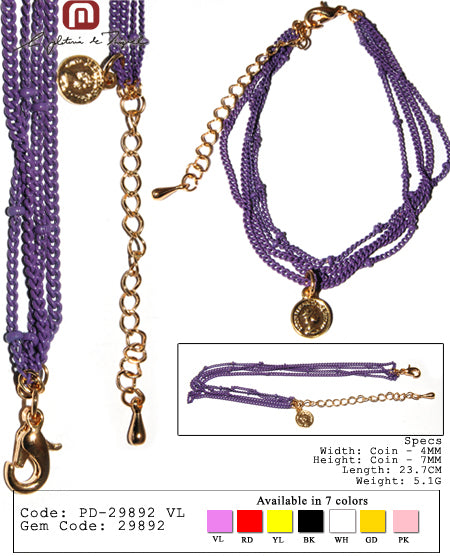 Erica Coin Bracelet シルバー ブレスレット