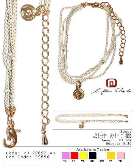 Erin Coin Bracelet シルバー ブレスレット