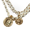 Flora Plain with Coins Necklace ネックレス チェー�