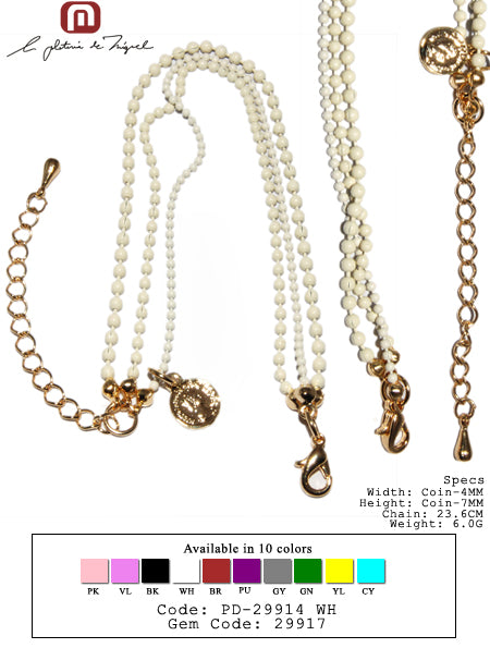 Herschel Coin Bracelet シルバー ブレスレット