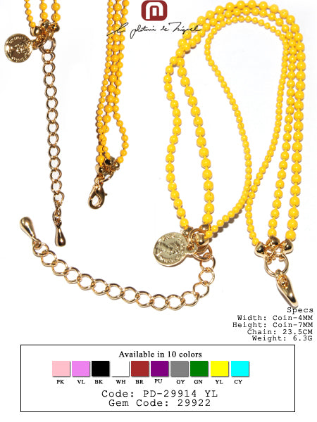 Hilary Coin Necklace シルバー ブレスレット