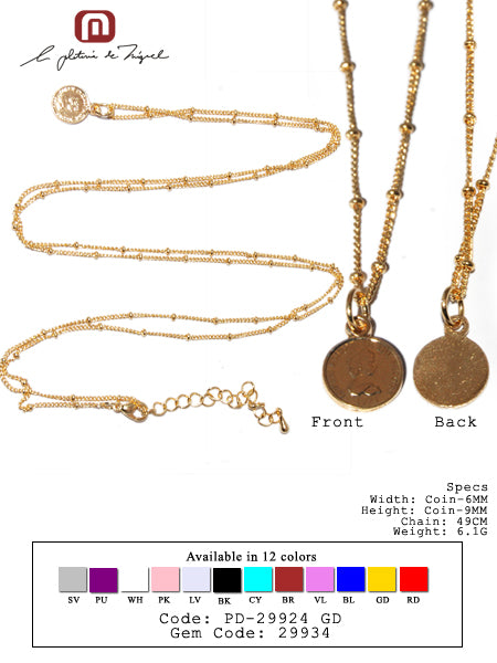 Iris Coin Necklace ネックレス