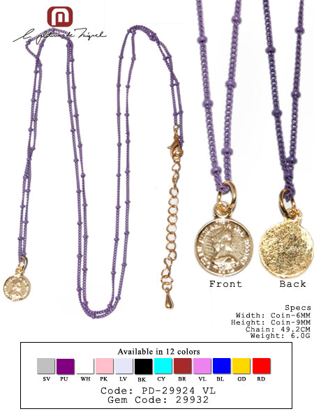 Idden Coin Necklace ネックレス