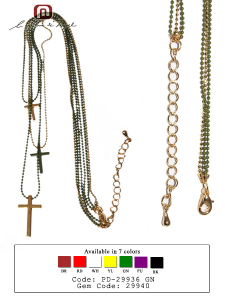 Jacee Cross Necklace ネックレス