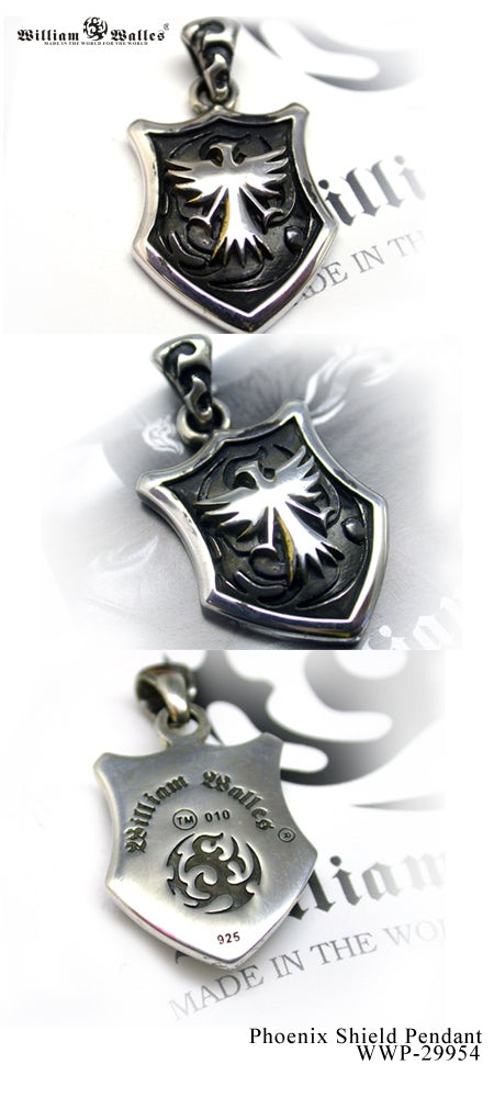 Phoenix Shield Pendant