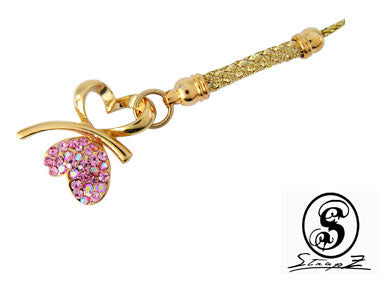 Pink Heart Reflector Strap