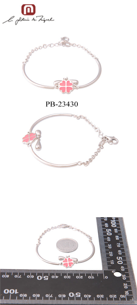 Pink Petal Bracelets シルバー ブレスレット