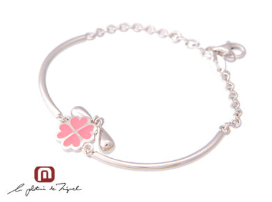 Pink Petal Bracelets シルバー ブレスレット