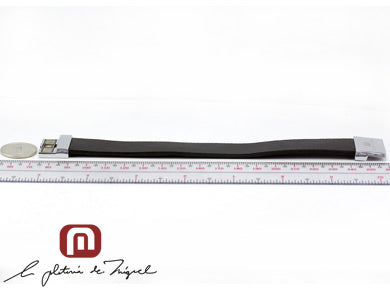 Plain Black Bracelet レザーブレスレット