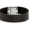 Plain Black Bracelet レザーブレスレット