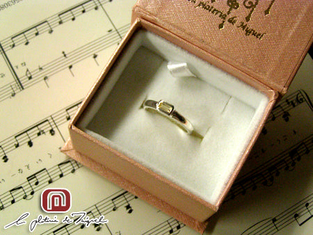 Natural Stone Yellow Citrine レディー 指輪 / リン&