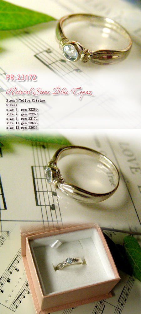 Natural Stone Blue Topaz