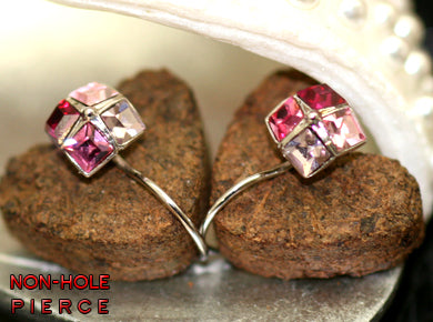 Red Bridget Non-hole Pierce シルバー ピアス