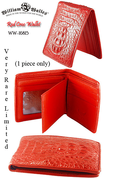 Red Croc Wallet レザー 財布 / ウォレット