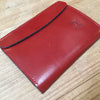 RED LEATHER ORGANIZER