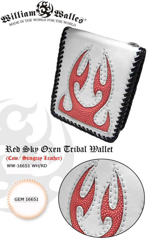 Red Sky Oxen Tribal Wallet レザー 財布 / ウォレッ&