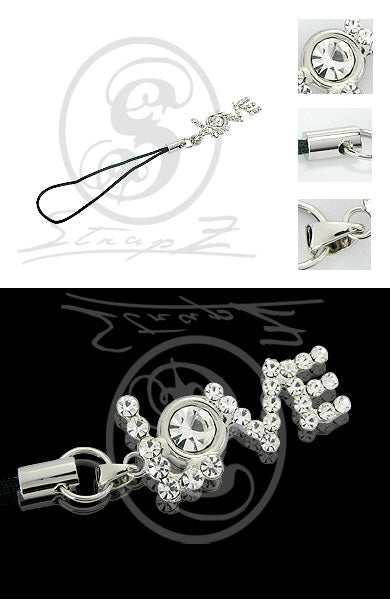 Rhinestone Love Strap