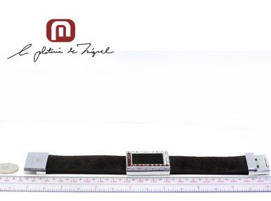 Richmond Black Bracelet レザーブレスレット