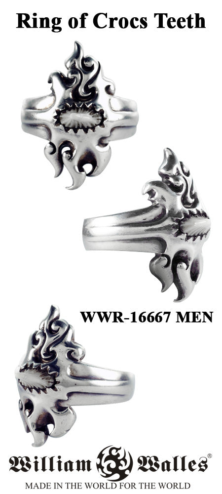 Ring of Crocs Teeth シルバー 指輪 / リング