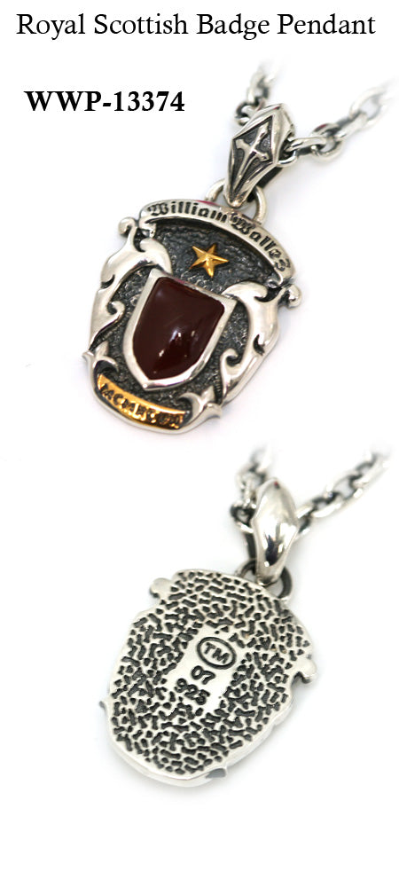 Royal Scottish Badge Pendant シルバー ペンダント