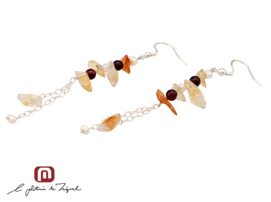 Sassy Girl Dangle シルバー ピアス
