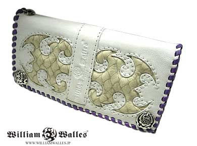 Scorpoin Duo White Salmon Wallet レザー 財布 / ウ&