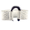 Seal White Bangle レザーブレスレット