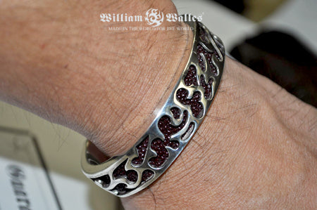 Shattered Pieces Stingray Bangle シルバー バング&