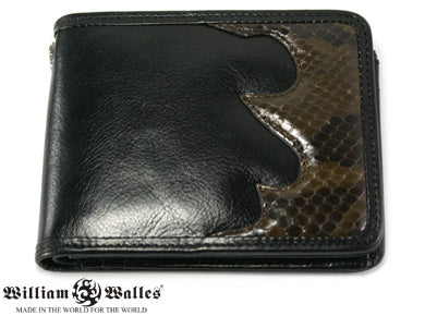 Short Black Dragon Edge レザー 財布 / ウォレット