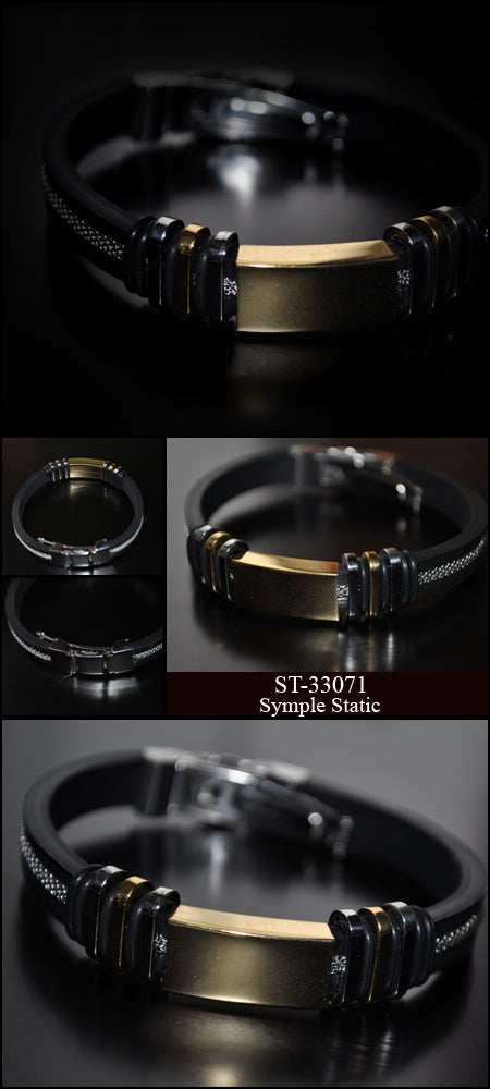 Simple Static シルバー ブレスレット