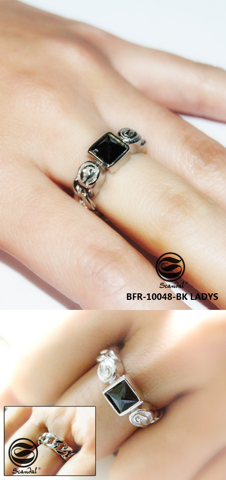 Single-Spike Chain Ring レディー 指輪 / リング