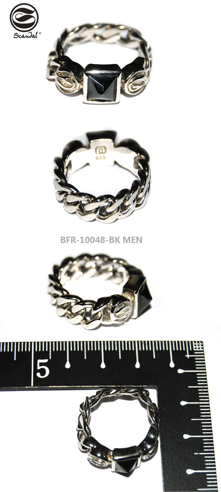 Single-Spike Chain Ring シルバー 指輪 / リング