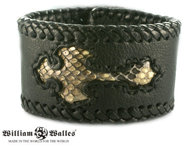 Snake Cross Bracelet レザーブレスレット