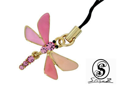 Sparkling Pink Butterfly Strap