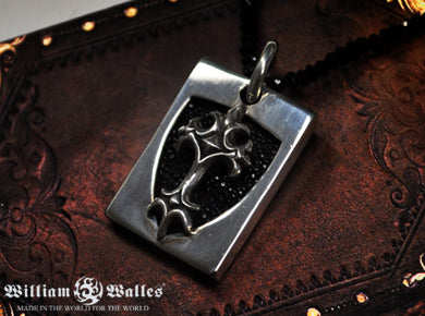 Stingray Cross Shield Pendant シルバー ペンダント
