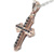 Stone Crucifix Pendant シルバー ペンダント
