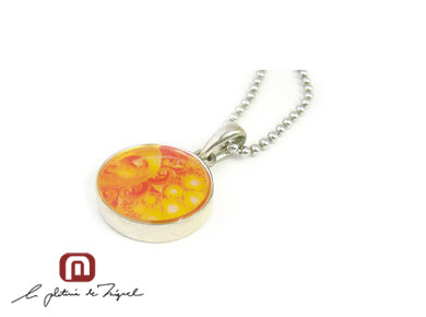 Sun Resin Pendant シルバー ペンダント