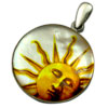 Sun Resin Pendant シルバー ペンダント