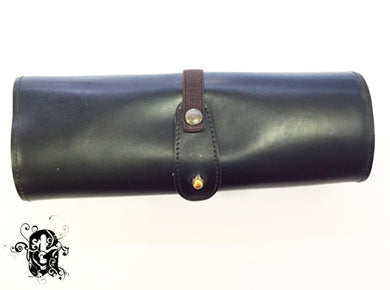SUNGLASS CASE DARK BROWN