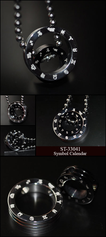 Symbol Calendar シルバー ペンダント