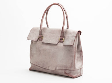 Flap Tote Bag Bordeaux