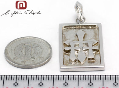 Tetragon Cross Pendant シルバー ペンダント