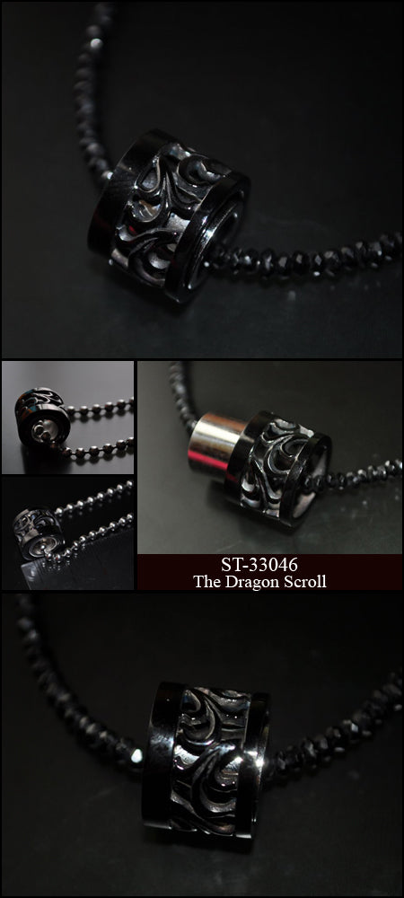 The Dragon Scroll シルバー ペンダント