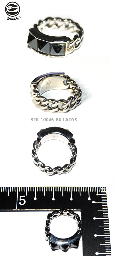 Three-Spike Chain Ring レディー 指輪 / リング