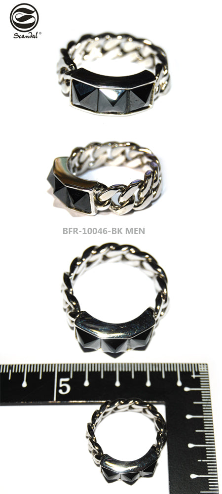 Three-Spike Chain Ring シルバー 指輪 / リング